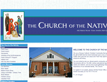 Tablet Screenshot of nativitychurchnj.org